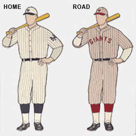 new york giants baseball uniform history