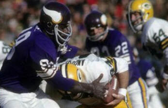 PAUL KRAUSE Minnesota Vikings 1969 Wilson Throwback Home